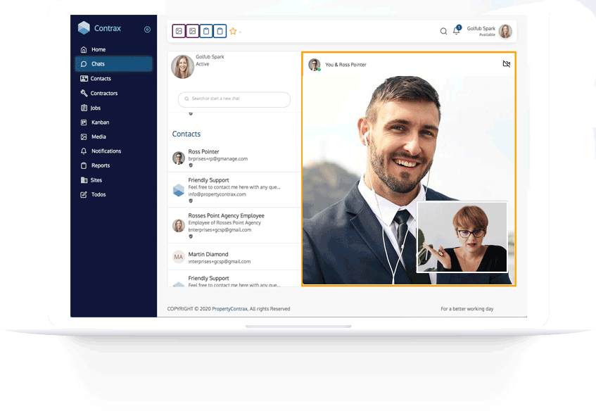 Property Contrax Video Chat